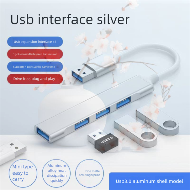 Expander 3.0 Dockingstation Typ-C Konverter Laptop Desktop Auto USB Multi-Port Hub Splitter_voghion.com