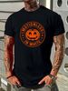 Costume di Halloween Zucca Spaventosa Divertente Immobile in Maglietta Bianca Top per l'uso quotidiano Traspirante Streetwear Abbigliamento di Design Leggermente Unisex_voghion.com