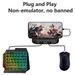 Controller per giochi mobili, tastiera da gioco cablata, mouse, convertitore, adattatore per gamepad, USB C, Bluetooth 5.0, PUBG per Android e iOS_voghion.com