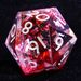9 Polyhedral Dice D And D Set Crimson Osmosis For Dungeons Dragons RPG_voghion.com