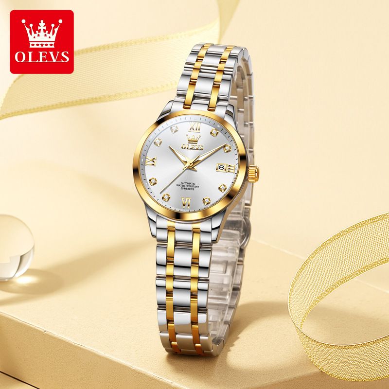 Swiss Certified Euryst Fully Automatic Mechanical Watch With Advanced Night Light And Fashionable Women's Waterproof Watch_voghion.com