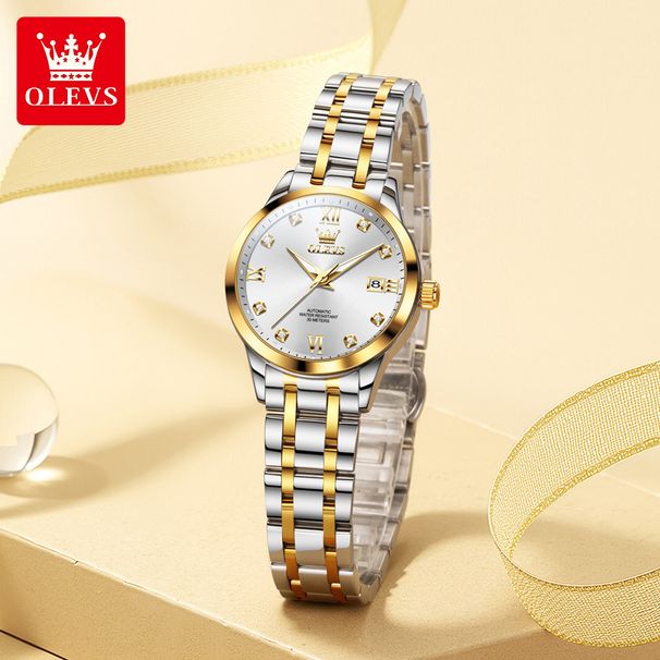 Swiss Certified Euryst Fully Automatic Mechanical Watch With Advanced Night Light And Fashionable Women's Waterproof Watch_voghion.com