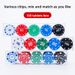 Cross-Border PP Wear-Resistant Mahjong Chess Full Set Whole Box Texas Hold'em Reward Double-Sided Thickened Chips Coins_voghion.com