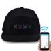 Unisex Bluetooth-compatible LED APP Controlled Baseball Hat Scroll Message Display Board Hip Hop Street Dropshipping_voghion.com
