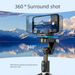 Stabilizzatore cardanico per telefono cellulare Tuoqi Q18 Selfie Stick Bluetooth Anti-Shake Follow-Up Shooting Stand Estensibile Live_voghion.com
