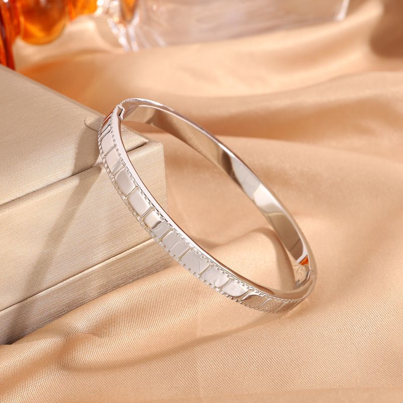 Titanium Steel Bracelet For Women, Simple Design, No Fading, Generous And Stylish, Couple Style, Square Bracelet, Bracelet Jewelry_voghion.com