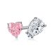 Wedding Series S Sterling Silver Ring Women's Pink Zircon Design Sense, Temperament Fashion Handicraft_voghion.com