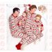 Partner-Pyjama-Sets für die ganze Familie – Schlafanzüge aus Baumwollmischgewebe mit Cartoon-Print für Eltern und Kinder (Alle Größen enthalten)_voghion.com
