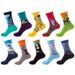 10 Paar Socken für Männer und Frauen, trendige Socken mit mittlerem Schlauch, 10 Paar Basketballsocken für Herbst und Winter, grenzüberschreitende Sport- und Freizeitsocken für Frauen im Großhandel_voghion.com