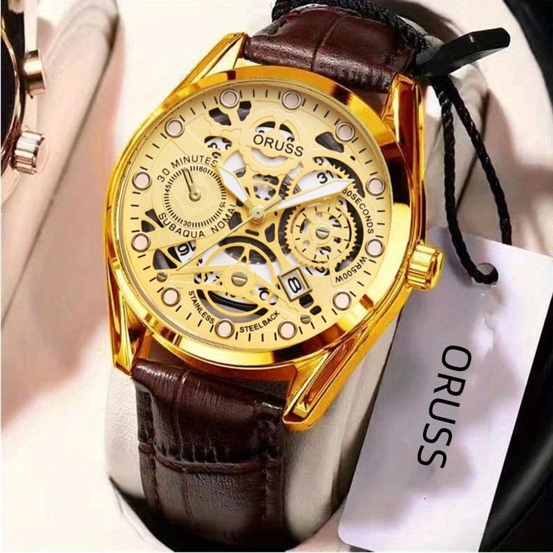 Watch With Uique Versatile Hollow Desig, Stylish High-Ed Fashio Tred, Waterproof Ad Lumious For Office Workers_voghion.com