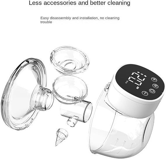 Tragbare elektrische Milchpumpe mit geringem Geräuschpegel und schmerzfreier Freisprechfunktion_voghion.com