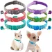 Dog Collars With Bells Paw Print Design Pet Collars Safe Quick Release Cat Collar Adjustable Cute Kitten Collar For Cats Or Dogs_voghion.com