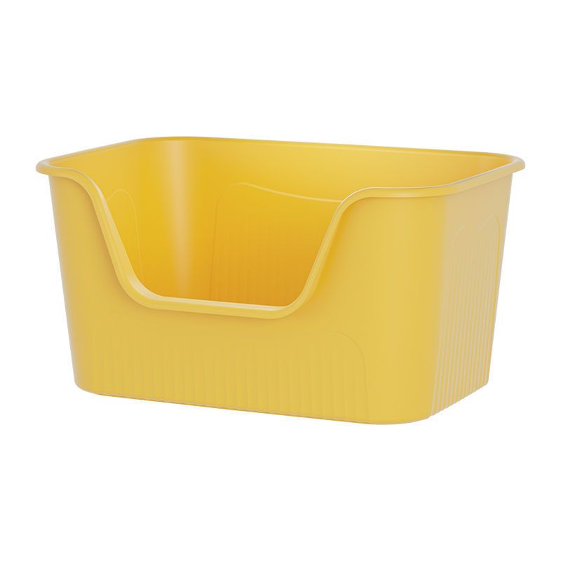 Katzentoilette, extragroß, für Kätzchen, neues Modell, erhöht, geschlossener Typ, komplettes Set, geruchsdicht, spritzwassergeschützt_voghion.com