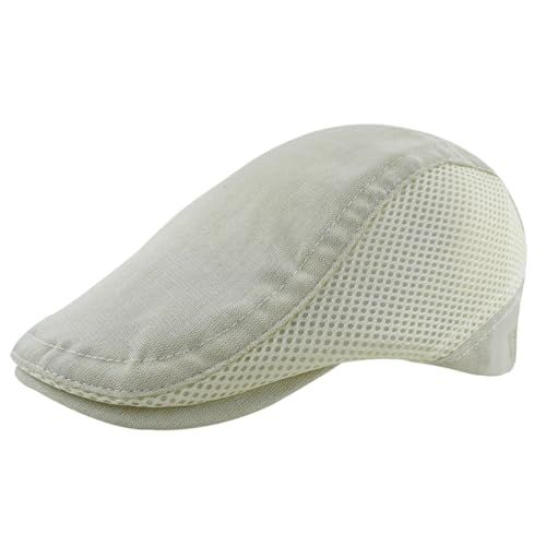 Herren Pure Flat Gatsby Ivy Irish Hat Newsboy Schirmmütze_voghion.com