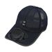 Casquette de baseball avec chargeur USB, respirante, protection solaire, ventilateur solaire, chapeau d'été_voghion.com
