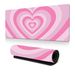 Hot-selling Hypnotic Heart Mouse Pad Large Heart Mouse Pad Office Desk Pad Cute Wind Series_voghion.com
