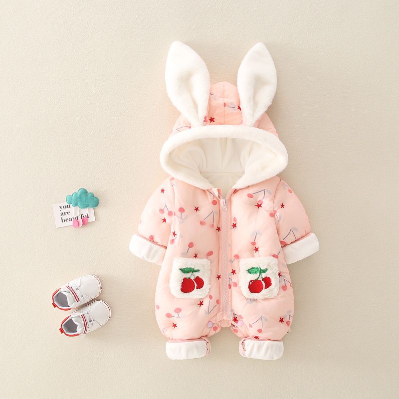 Baby Clothes Winter Girl Baby Onesie Wear Autumn And Winter Cute Princess Foreign Style Suit_voghion.com