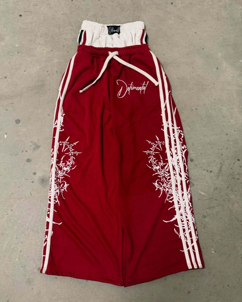 Men's Clothing Casual Fashion Two Piece Pants Personality Gothic Style Commuting All Match Trousers_voghion.com