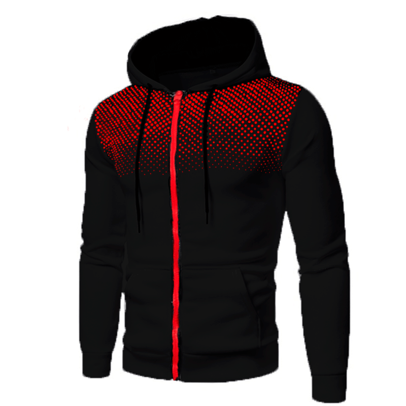 Herren Casual Strickjacke Kapuzenpullover 3D Druck Jugend_voghion.com