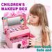 Make-up-Set für Kinder, Make-up-Set für Mädchen, Prinzessinnen-Make-up-Set, ungiftiges Kosmetikspielzeug, frühes Lernen, pädagogisches Spielzeug für Mädchen, Geschenk_voghion.com