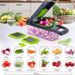 14 In 1 Gemüse Chopper Zwiebel Slicer Schraube Chopper Manuelle Shredder Obst Und Gemüse Chopper_voghion.com