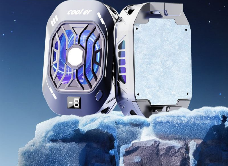 New Model Phone Ice Semiconductor Magnetic Cooler Live Streaming Gaming E-sports Cooling Artifact Universal Silent_voghion.com