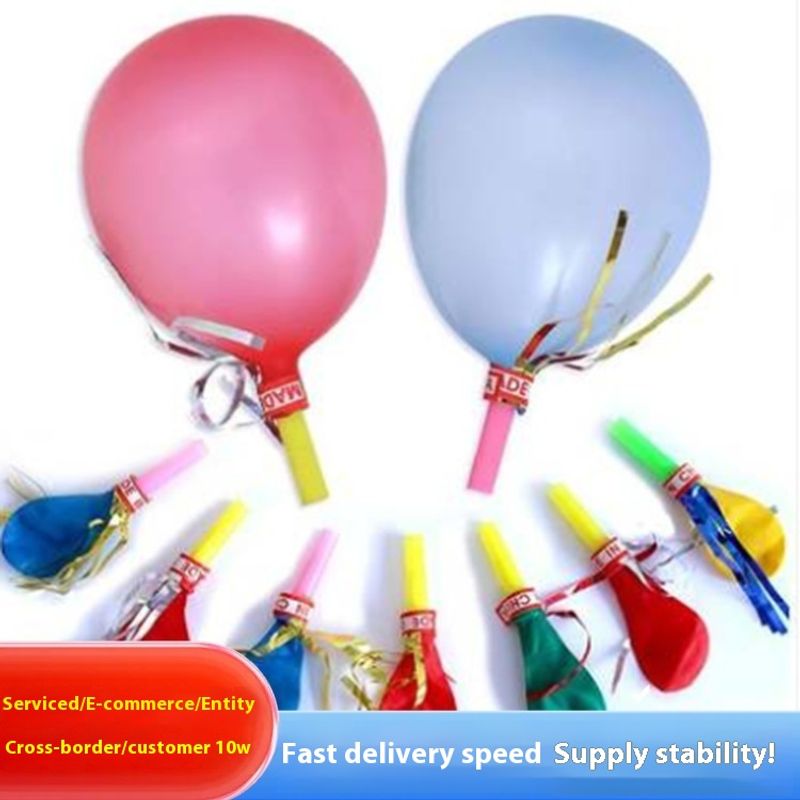 Kindergeburtstag, Baby Luftballons, Spielzeug, Deko, Tröten, Pfeifen, Pfeifen bringen_voghion.com