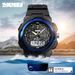 skmei double display outdoor sports multi-functional men's watch time beauty 3 time waterproof luminous pointer electronic watch_voghion.com