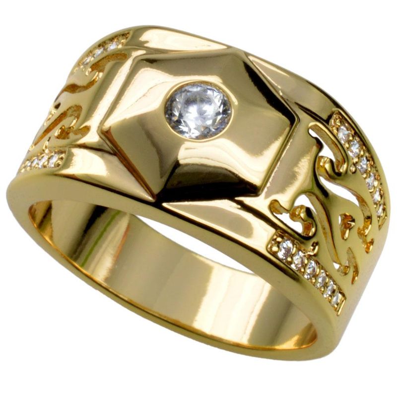 Anello da uomo Ahappy in oro 18 carati_voghion.com