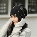 Women's Autumn Winter Korean Set Headband Cute Pile Fashion Versatile Windproof and Warm Hat_voghion.com