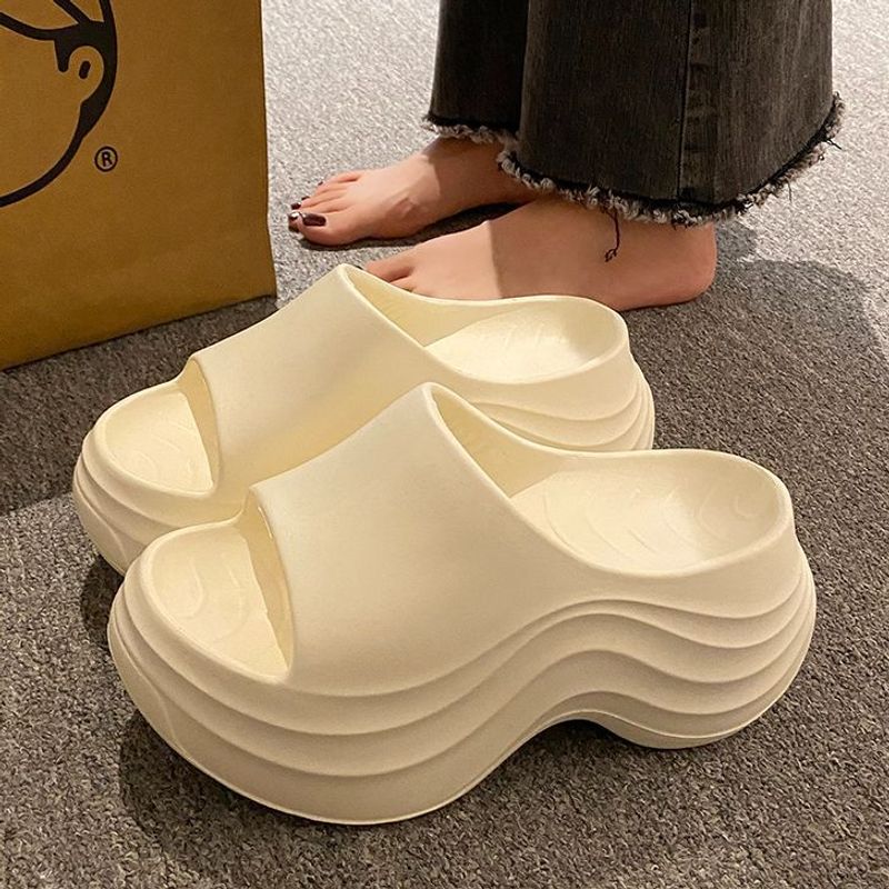 Net Thick Bottom Slippers EVA Anti-slip No Odor Good Step Ins A Line Sandal Slippers_voghion.com