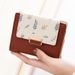 Wallet Card Cases Women Wallet Short Cute Coin Purse Student Small Fresh Multifunctional Printed Small Wallet Women_voghion.com