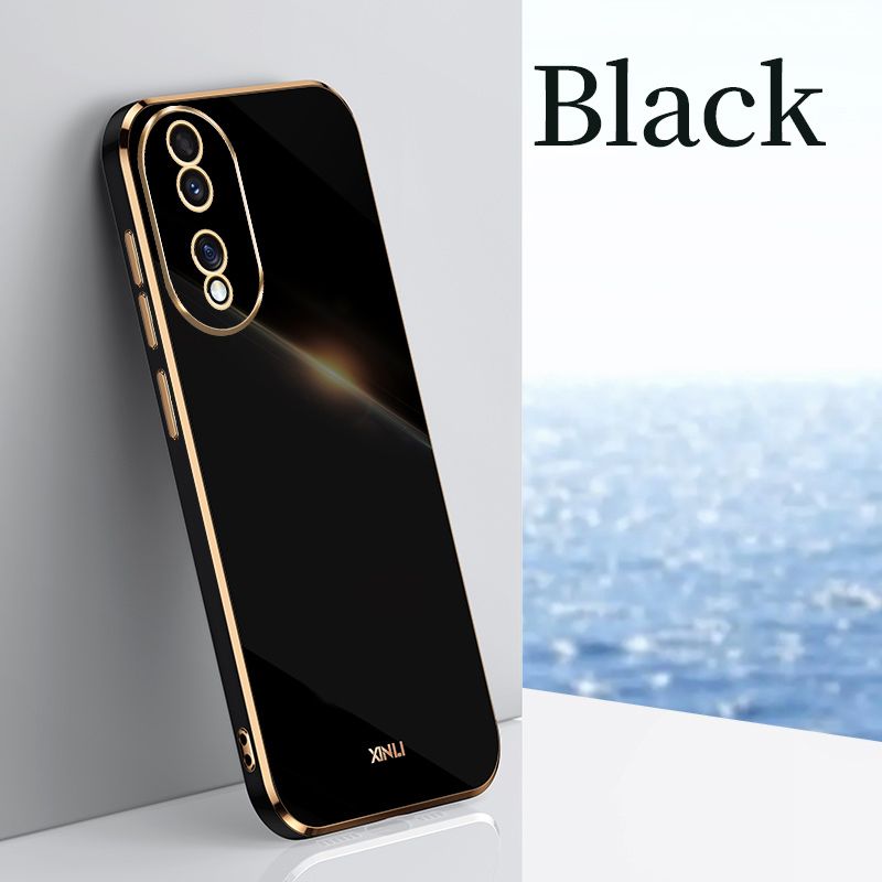 Voor Honor 80 Case Luxe Vierkante Plating Zachte Siliconen Telefoon Gevallen Voor Huawei Honor 80 70 60 50 Pro se X8 5G TPU Back Cover Shell_voghion.com