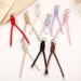 New PU Leather Rope Keychain Pendant DIY Handmade Woven Triangle Key Ring Hanging Decoration Versatile Bag Accessories_voghion.com