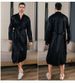 nightgown men's spring and autumn thin ice silk long-sleeved pajamas summer cool simulation silk loungewear large size bathrobe_voghion.com