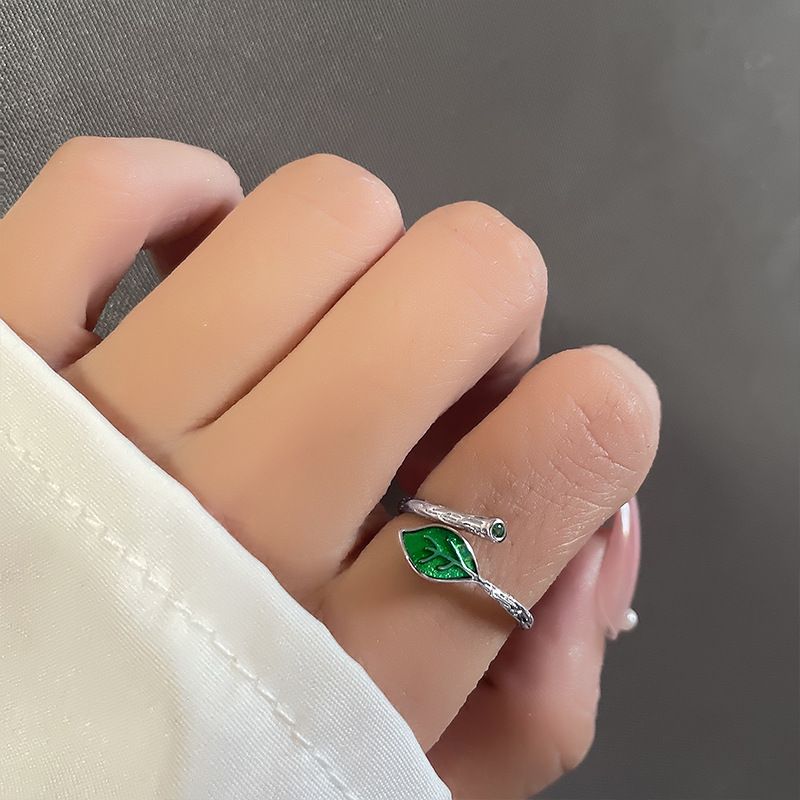 Stempel VENUS Sir Kleur Tak Txtur Ring Voor Womn Meisje Grn Lavs Jwrly Verjaardagscadeau Dropshipping_voghion.com