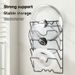 Multi Functional Wall Mounted Pot Lid Rack For Household Kitchen, Perforated With Five Layers_voghion.com