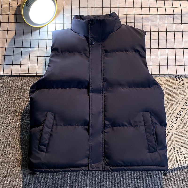 Gilet autunnali e di cotone alla moda, colletti invernali corti e ispessiti, cappotti caldi_voghion.com