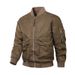Men's MA-1 Bomber Jacket – Vintage Corduroy Aviator Coat With Hood & Zip Pockets (M-4XL, Rabbit Wool Blend) – Military-Inspired Streetwear_voghion.com
