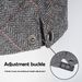 Barret Flat Schirmmütze für Damen/Herren, Gatsby Newsboy Cap, Baskenmütze, Golfermütze, Herbst/Winter 55–59 cm_voghion.com