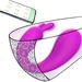 LuvBox APP Vibratore femminile indossabile con telecomando wireless inseribile Giocattolo a doppia vibrazione Prodotti sessuali per adulti_voghion.com