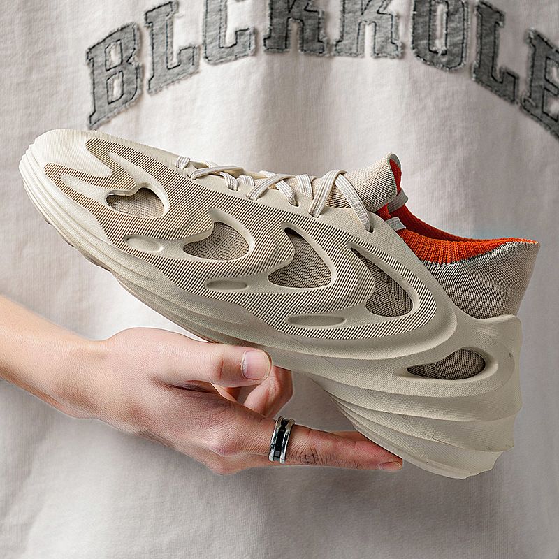 EVA High Elasticity Rubber Thick Soled Soft Shoes, Comfortable And Breathable Cotton Sleeve Shoes_voghion.com