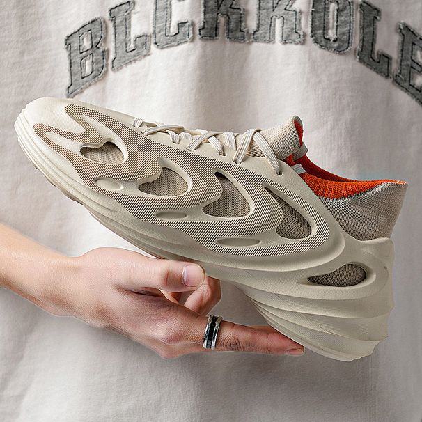 EVA High Elasticity Rubber Thick Soled Soft Shoes, Comfortable And Breathable Cotton Sleeve Shoes_voghion.com