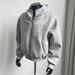 3D Letter Print Hooded Sweatshirt For Men Loose Zipper Jacket_voghion.com