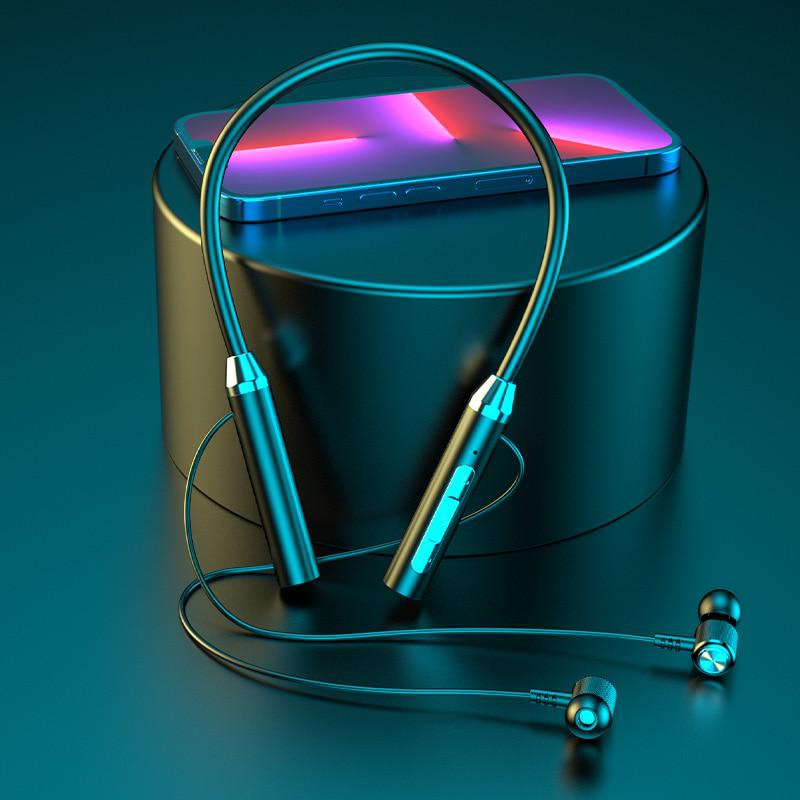 Fone Bluetooth Earphones Wireless Headphones Magnetic Sport Neckband Neck-hanging TWS Earbuds Wireless Blutooth Headset With Mic_voghion.com