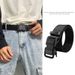 VROČ moški avtomatski kovinski platneni pas za delo na prostem, najlonski pas s klik zaponko_voghion.com