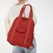 Urban Outing Fresh Schultertasche Damen Neue Mode Einfache Textur Student Pendler Rucksack_voghion.com