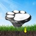 Solar Powered Cat Paw Garden Lights, Waterproof Outdoor Decorative Lighting For Yard, Pathway, Patio, Warm White/Color Changing LED_voghion.com