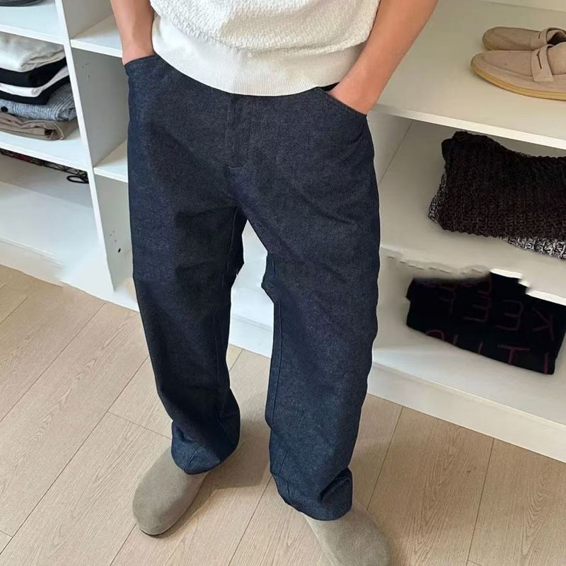 Men's Clothing Old Money Style Versatile Comfortable Personality Fashion Loose Straight Casual Pants Street Handsome Simple_voghion.com