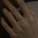Medieval Gold Dot Cuban Single Diamond Index Finger Women, Geometric Ring For Women_voghion.com